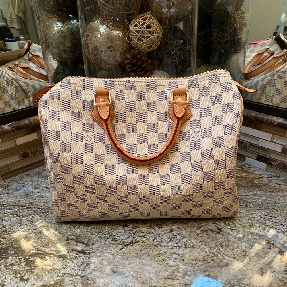 Louis Vuitton speedy 30 damier azur